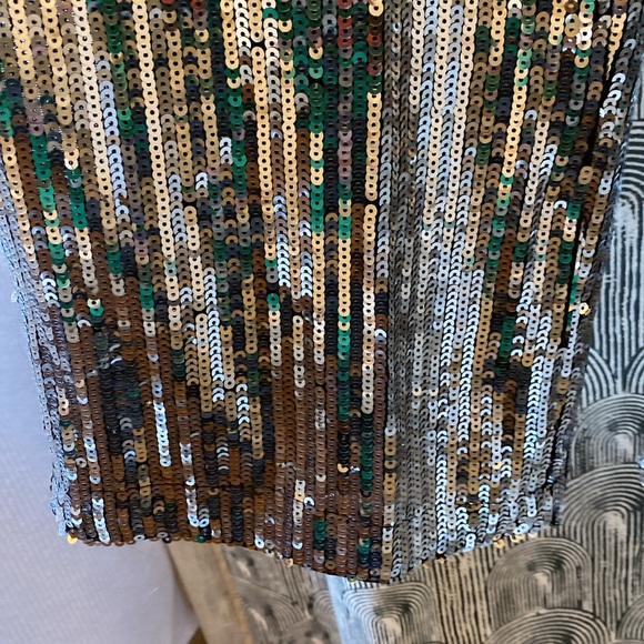 SEASON SPARKLE! ✨ NWT 12th Tribe Sequence Pants/XS - Picture 3 of 7